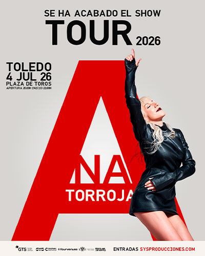 Ana Torroja Toledo entradas concierto Plaza de Toros 4 julio 2026