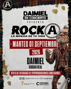 Cartel de Rock A en Daimiel