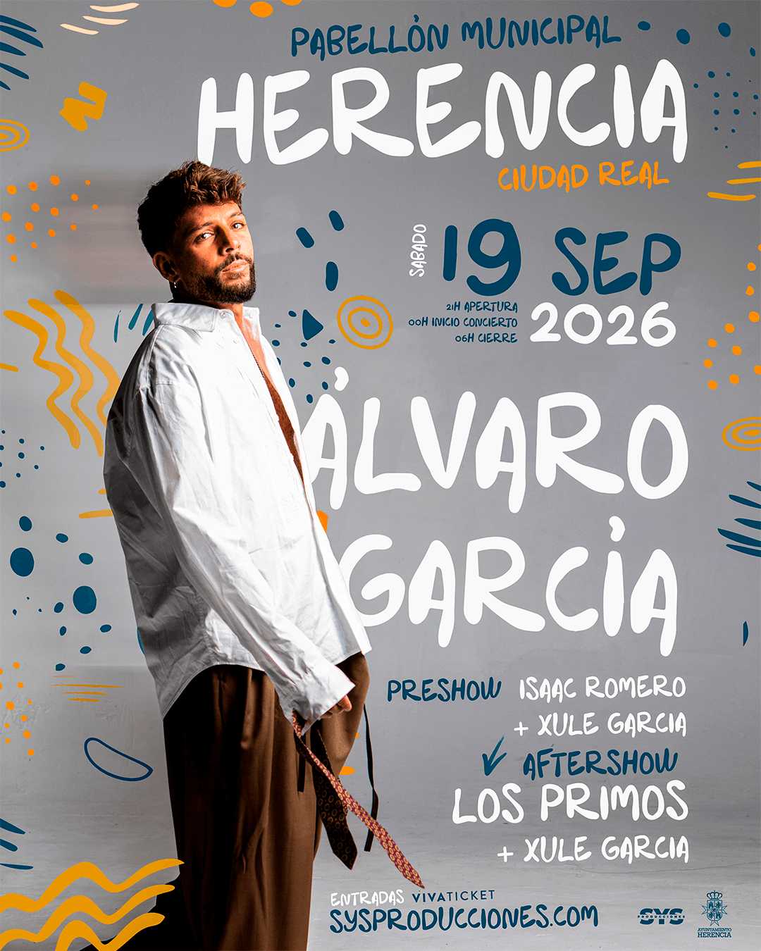 Álvaro García en Herencia – Pabellón Municipal – 19 de septiembre de 2026
