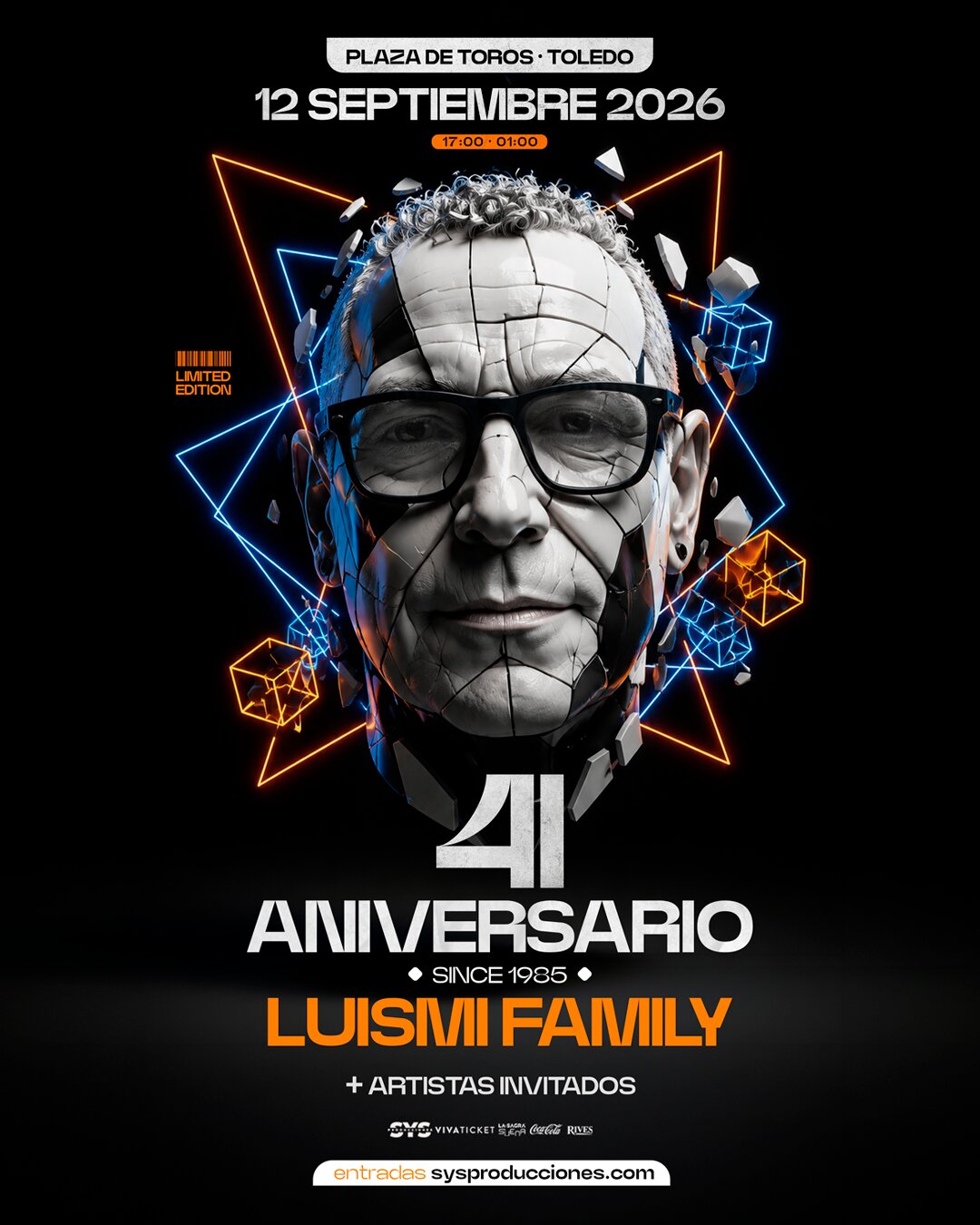 Luismi Family 41 Aniversario en Toledo – Plaza de Toros – 12 de septiembre de 2026