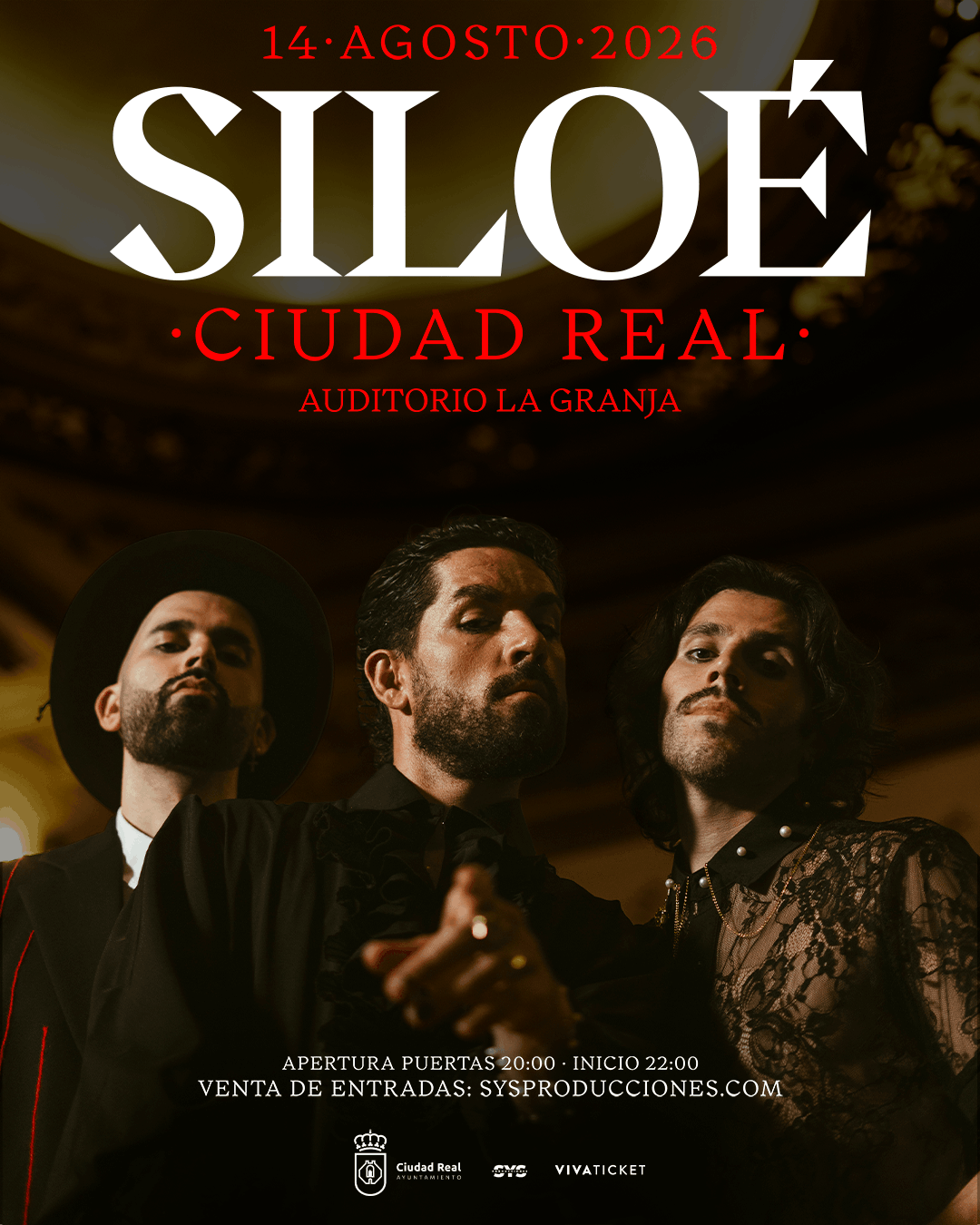 Siloé en Ciudad Real – Auditorio La Granja – 14 de agosto de 2026