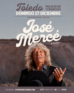 Cartel de José Mercé en concierto en Toledo