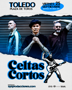 Cartel de Celtas Cortos en Toledo
