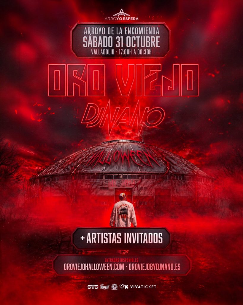 Cartel de Oro Viejo Halloween en Arroyo de la Encomienda