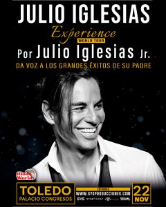 Cartel de Julio Iglesias Experience en Toledo