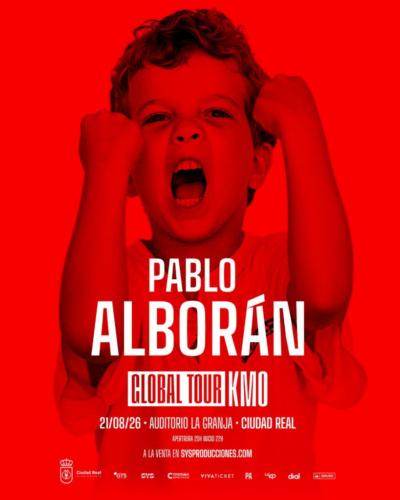 Cartel de Pablo Alborán en Ciudad Real