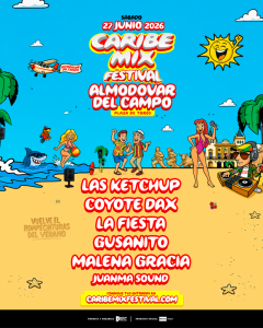 Cartel de Caribe Mix Festival en Almodóvar del Campo