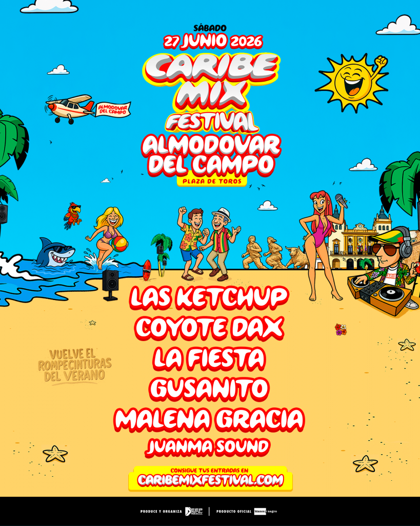 Cartel de Caribe Mix Festival en Almodóvar del Campo