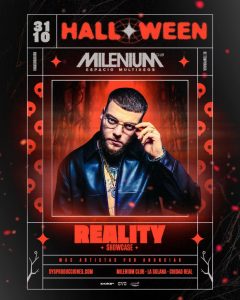 Cartel de Halloween Reality en La Solana