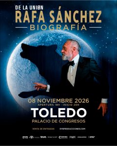 Cartel de Rafa Sánchez en concierto en Toledo