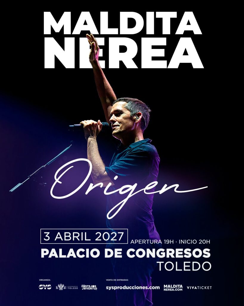 Cartel de Maldita Nerea en concierto en Toledo