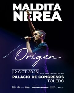 Cartel de Maldita Nerea en concierto en Toledo