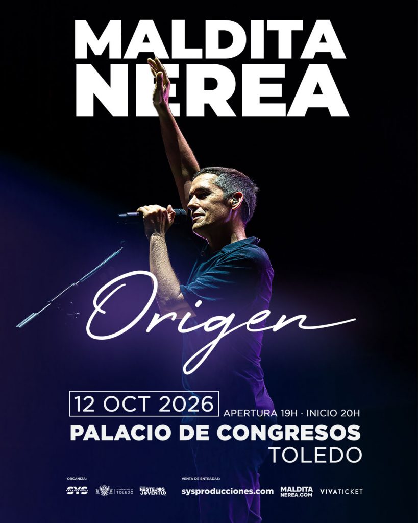 Cartel de Maldita Nerea en concierto en Toledo