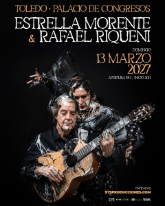 Cartel de Estrella Morente y Rafael Riqueni en Toledo