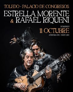 Cartel de Estrella Morente y Rafael Riqueni en Toledo