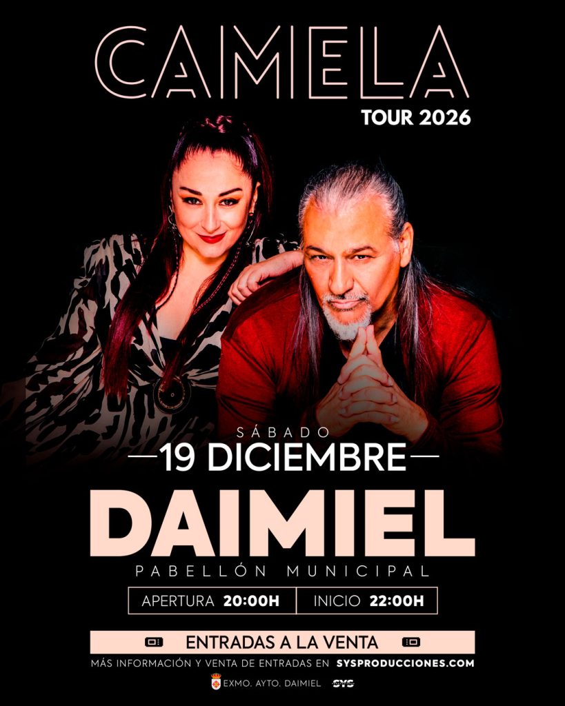 Cartel de Camela en Daimiel
